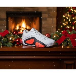 Jordan Athletic Shoes White and Orange